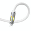 hoco U136 USB-C / Type-C to 8 Pin Prize PD Charging Data Cable, Length:1.2m(Black)