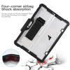 For Microsoft Surface Pro 10 / 9 Acrylic Transparent LaptopCase with Shoulder Strap(Black)
