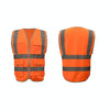 Multi-pockets Safety Vest Reflective Workwear Clothing, Size:M-Chest 112cm(Orange)