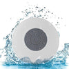 Mini Portable Subwoofer Shower Wireless Waterproof Bluetooth Speaker Handsfree Receive Call Music Suction Mic for iPhone Samsung(White)