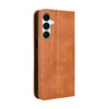 For Samsung Galaxy A16 5G Magnetic Buckle Retro Texture Leather Phone Case(Brown)
