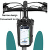 WEST BIKING Bicycle Hard Shell Front Beam Reflective Bilateral Phone Case(Black)