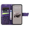 For Asus Zenfone 10 Butterfly Love Flower Embossed Leather Phone Case(Purple)