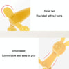 Bunny Baby Teether BPA Free Food-Grade Silicone Teether Infant Teething Stick Anti-Eating Hand, Color: With Box Transparent