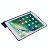 For iPad 10.2 2021 / 2020 / 2019 TPU Horizontal Flip Leather Case, with Three-folding Holder(Blue)