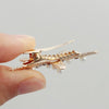Fashion Rhinestone Pearl Starfish Hairpin For Women Bridal Headpiece Hair Styling Tool