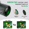 KF33.013 K&F Concept 12X50 Monoculars Adults High Power Monocular Telescope With Smartphone Adapter