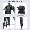 JMARY KP2234 Telescopic Aluminum Alloy SLR Camera Phone Live Streaming  Photography Tripod(Black)