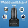 BK-360 6 in 1 QC3.0+3.1A USB luminescent Car Charger (Black)