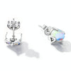 S925 Sterling Silver Moonstone Fox Ear Stud Women Earrings