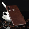 For Xiaomi Redmi Note 8 Shockproof Litchi Texture PC + PU Case(Brown)