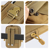 HAWEEL Hiking Belt Waist Bag Outdoor Sport Motorcycle Bag 7.0 inch Phone Pouch (Khaki)