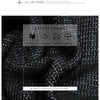 Women Long Sleeve Mock Neck Striped Knit Sweater Casual Tops, Size:L(Black)