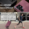 For Samsung Galaxy S25 Ultra 5G CaseMe 013 Multifunctional Horizontal Flip Leather Phone Case(Red)