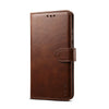 For iPhone 8 Plus / 7 Plus GUSSIM Magnetic Horizontal Flip Leather Case with Holder & Card Slots & & Wallet(Brown)