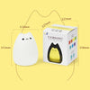 USB Charging Novelty Night Lights Cute Children Night Lamp Distant Control Touch Sensor Light Home Decor Lighting(Popular Cat ?)