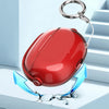 For Apple Beats Studio Buds / Buds+ Headphones Shape Clear Electroplated Acrylic Headset Protective Case(Red)