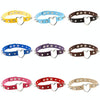 Punk Style Fashion Heart Shape Leather Rivet Necklace Collar, Random Color Delivery
