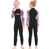 DIVE & SAIL Children Outdoor Sunscreen Long Sleeve Speed Dry Diving Suit, Size: L(Black)