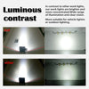 12W White Light Square-Shaped Waterproof Car Boat Marine Work Lights Spotlight LED Bulbs, DC 9-30V