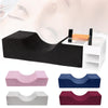 False Eyelashes Grafting Pillow U-Shaped Beauty Eyelash Pillow(Velvet  Wine Red)