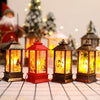Christmas Flame Lantern Christmas Decoration LED Luminous Ornament Candlestick Lamp, Size: Large 77 x 77 x 195mm(Bronze Angel)