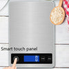 A10-1 Portable USB Kitchen Scale Household Food Baking Tea Quasi-Gram Weight Bench Scale, Specification: 10kg / 1g(White)