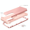 For Samsung Galaxy A53 5G PC + Silicone Phone Case(Rose Gold)