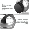 Fully Disassembled Rotating Tabletop Ball Decompression Gyroscope Tabletop Toy, Specification:Diameter 55mm(Silver)