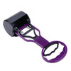 Long Handle Poop Scoop for Dogs & Cats - Purple