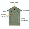 T60 Cuckoo Clock The Bird Reports On The Hour Clock, Colour: White