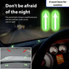 2pairs Safety Point Driving Assistance Positioning Mark Car Interior Luminous Sticker