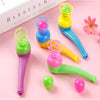10 PCS Children Toy Suspension Blow Ball Nostalgic Toy Blowing Music Magic Hanging Ball, Random Color Delivery