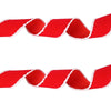 Christmas Imitation Hemp Ribbon Decoration With Wire, Length: 2M Pure Red White Edge