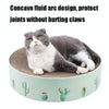 Pink Round Cat Scratcher Bed 32cm - Corrugated Cardboard