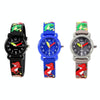 JNEW A335-86172 Children Cute Cartoon 3D Dinosaur Waterproof Silicone Strap Quartz Watch(Rubber Shell Blue)
