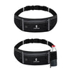 CWILKES MF-008 Outdoor Sports Fitness Waterproof Waist Bag Phone Pocket, Style: With Water Bottle Bag(Black)