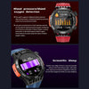 LOKMAT ZEUS6 PRO 1.46-Inch IP68 Waterproof SOS Flashlight Bluetooth Smart Watch(Black)