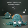Children Electrical Sensor Octopus Toy Automatic Obstacle Avoidance Sound Light Crawling Quirky Toy(Green)