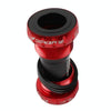 Meroca Mountain Bike Bottom Axle One Hollow Bb Bicycle Screw-In Bottom(Red)