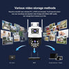 SriHome SH048 Dual Lens 2MP Colour Night Vision Security Camera, EU Plug
