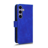 For Samsung Galaxy S25+ 5G Skin Feel Magnetic Flip Leather Phone Case(Blue)