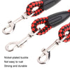 3-in-1 Dog Lead, 140cm Triple Lead for 3 Dogs, Rose Red