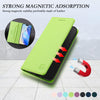 For iPhone 13 Pro RC01 Dual-Folded Magnetic Suction RFID Leather Phone Case(Grass Green)