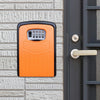 Large Wall Mounted Key Safe Box - 10,000 Combination Lock (Orange)