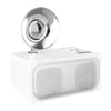 SOAIY Retro Subwoofer Bluetooth Speaker Wireless Mini Radio(White)