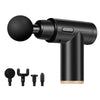 Fascia Massager Mini Electric Muscle Massager Portable Fitness Muscle Relaxing Massager LCD(Dark Night Black)