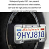 Solar License Plate Frame Wireless Transmission Reversing Camera Display