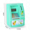 13 x 12 x 17cm Automatic Teller Machine Coin Saving Jar Childrens Mini Safe Deposit Box(Yellow)