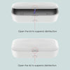 RQW-168 10W Wireless Charging Sterilization Box Smartphone Sterilizer UV Light Disinfection Cleaning Box(White)